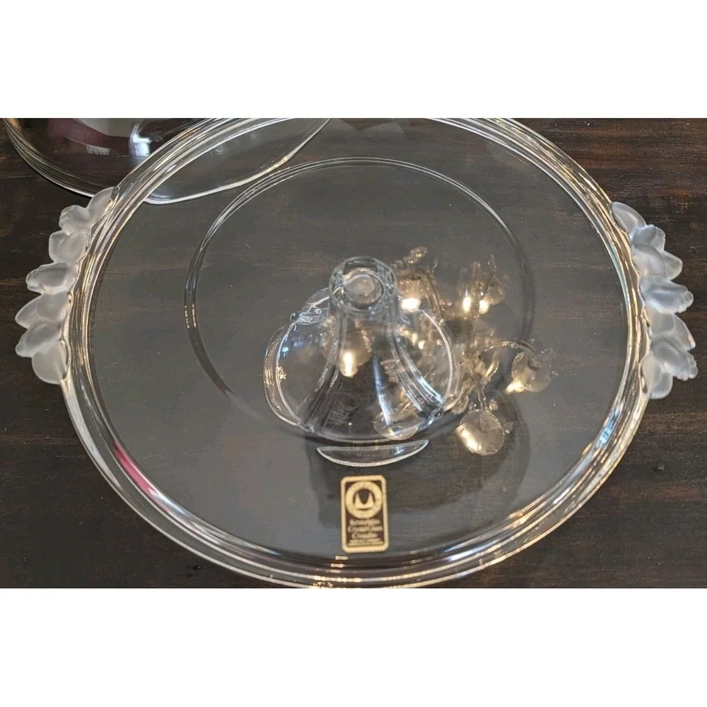 Vintage Mikasa‎ Walther-glas Satin Rose Crystal 12